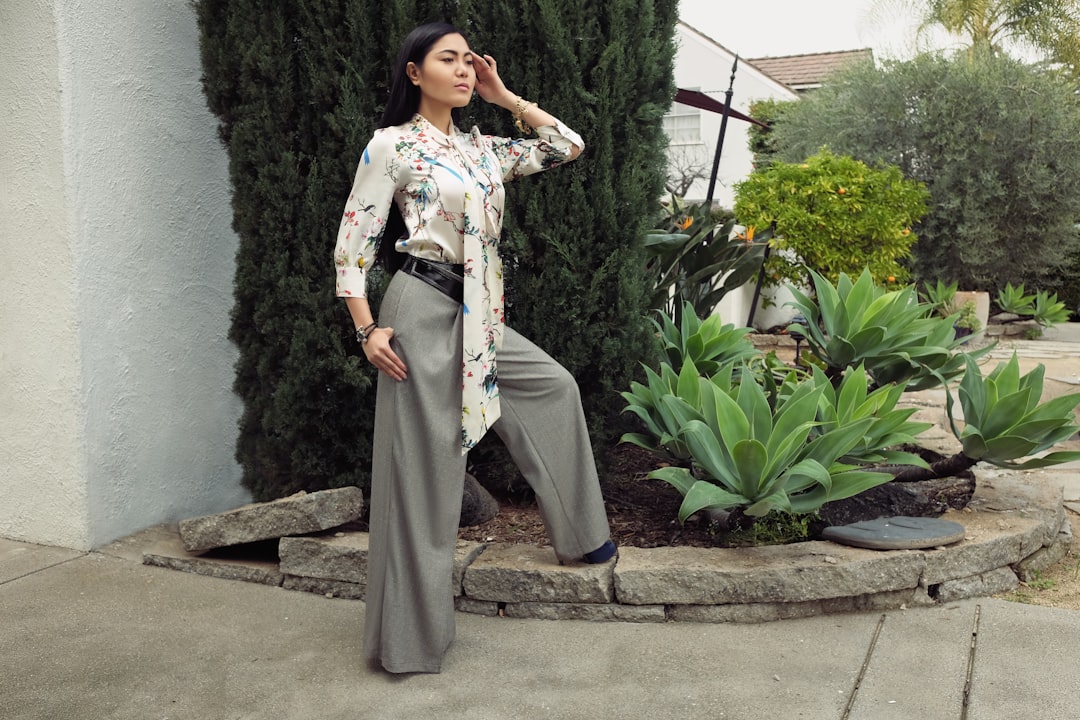 Photo bootcut pants
