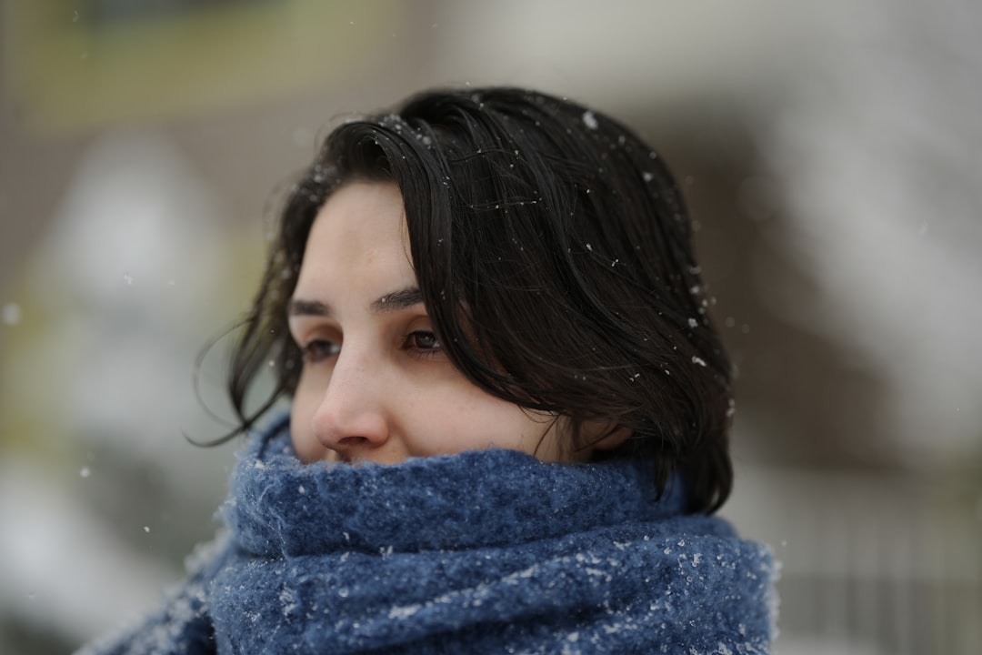 Photo hair scarf